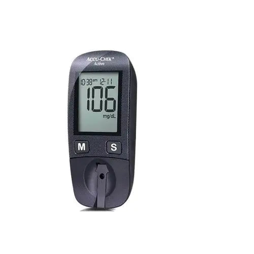 Accu Chek Active Glucometer Machine with 10 Strips Free