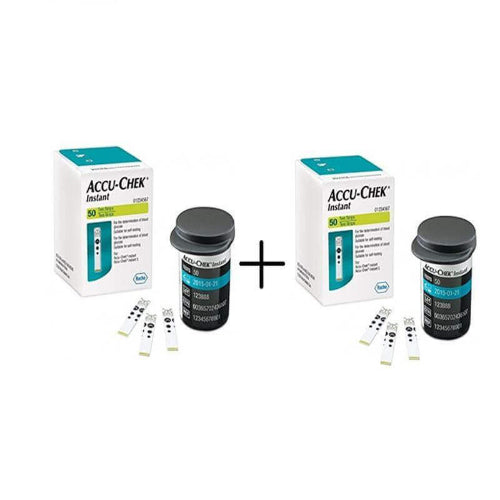 Accu Chek Instant S 100 Test Strips - 2 packs of 50
