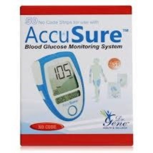 Accusure Blue 50 Strips
