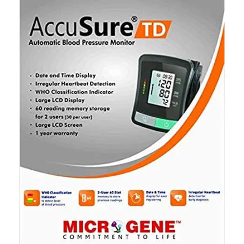 Accusure TD BP Machine and Digital Thermometer
