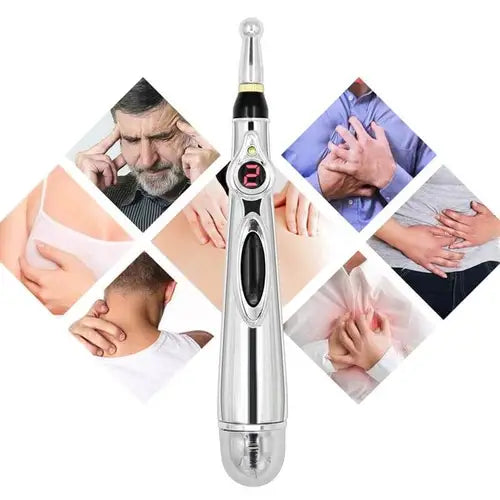 Electric Magnet Acupuncture Pain Relief  Massage Pen