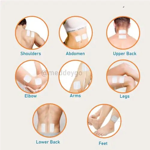 Adhesive Electrodes Pack of 2 -Contains 8