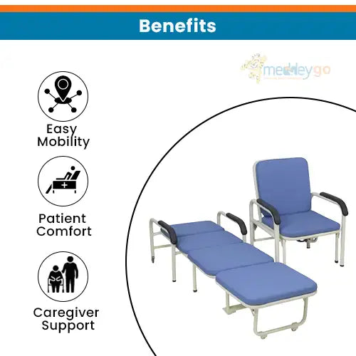 attendant bed cum chair std