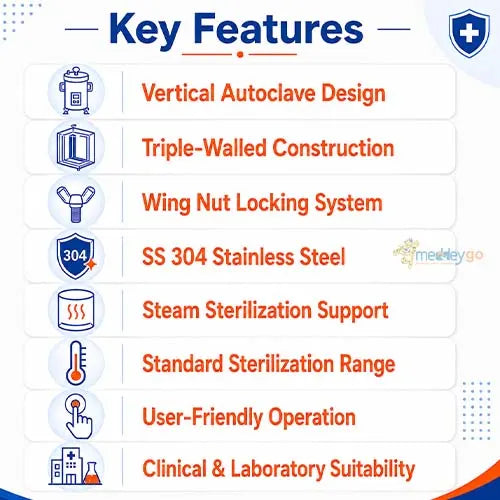 autoclave vertical ss