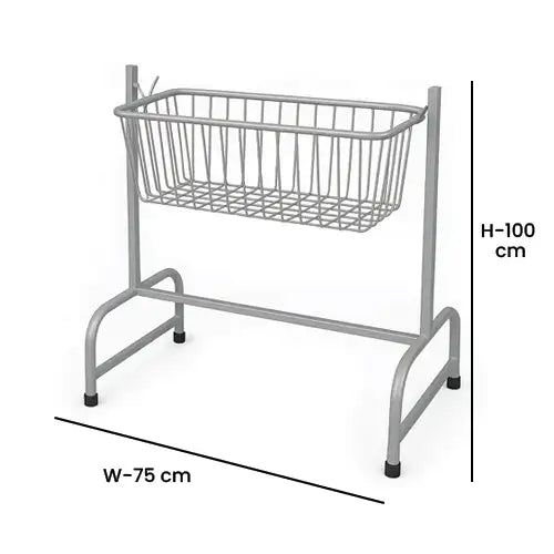 baby cradle stainless steel