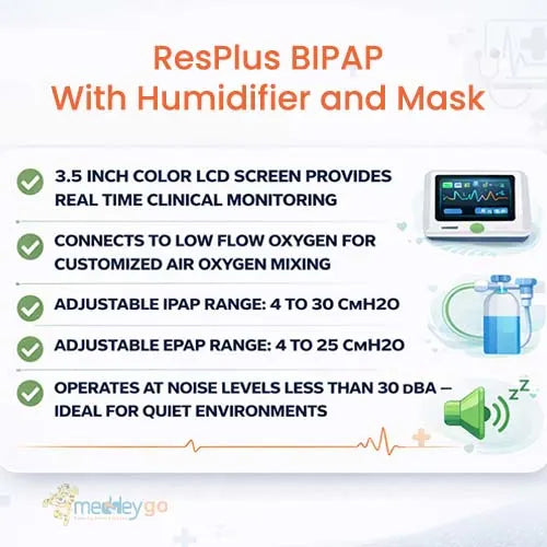 bipap with humidifier