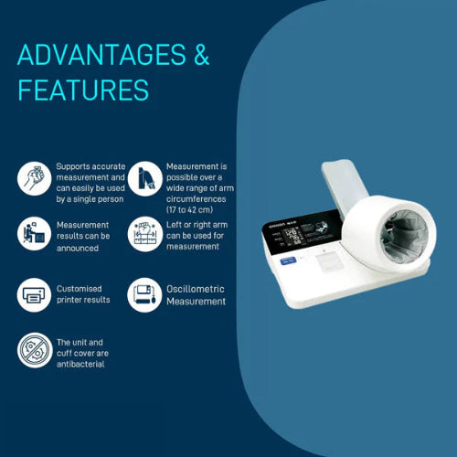 Omron HBP-9030: BP Monitor with Printer – Ideal for Hospitals & Clinics