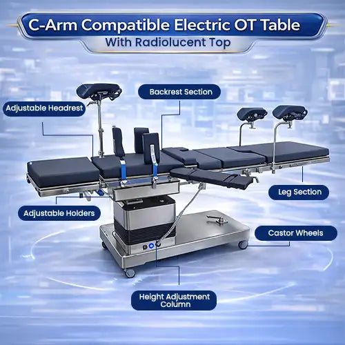 c arm electric ot table