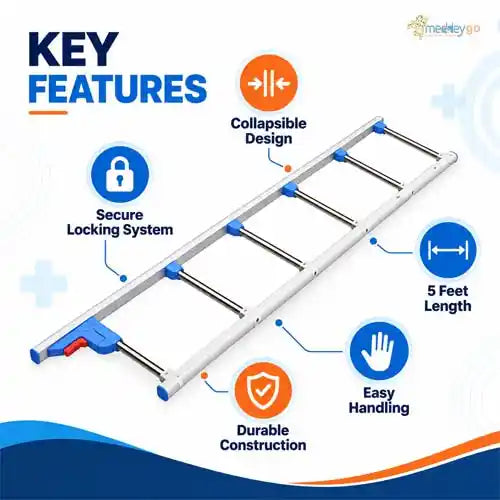collapsible railing system