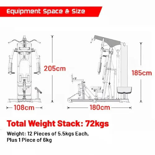 compact multi gym