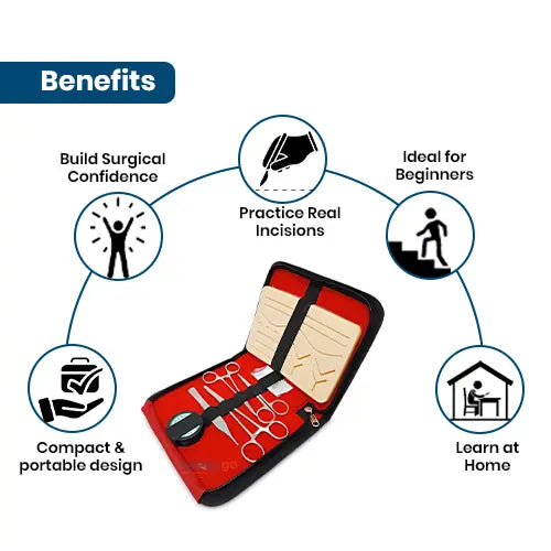 complete suture practice kit for medical students
