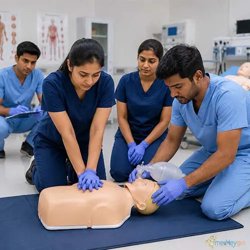 cpr on manikin training
