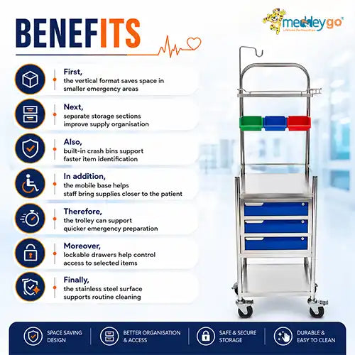 crash cart trolley
