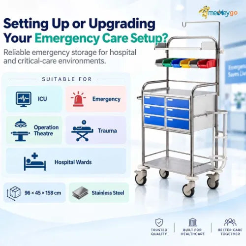crash cart trolley 