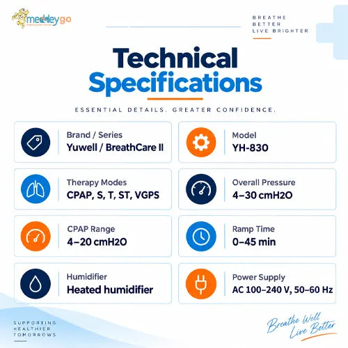 critical care machine spec