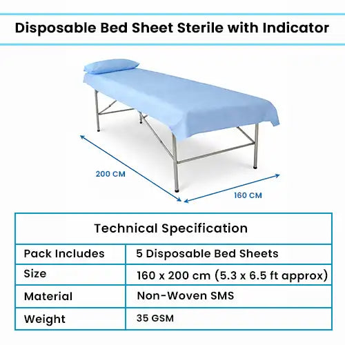 disposable bed sheets hospital