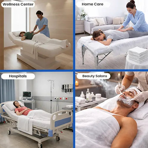 disposable spa bed sheet