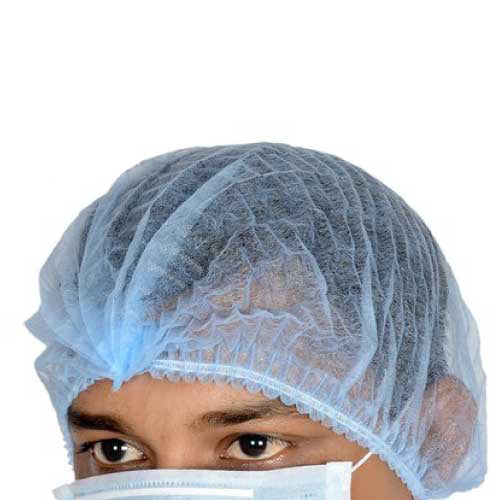 Disposable Bouffant Cap Stretchable (100 Pieces)