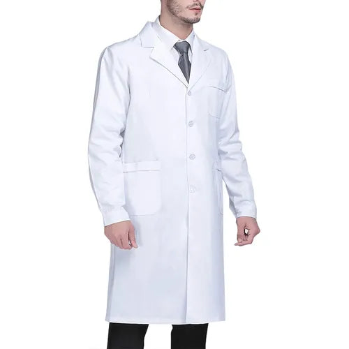 Doctor Lab Coat Full Sleeve Knee Length Premium Cotton