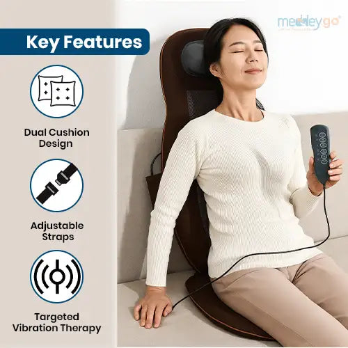 dual cushion back seat massager 