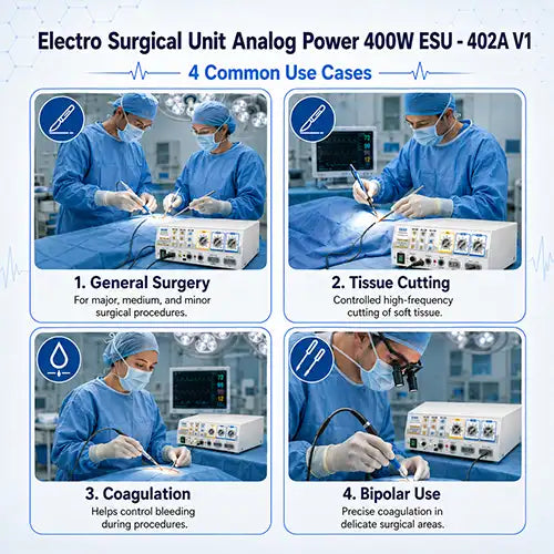 electro surgical unit use cases