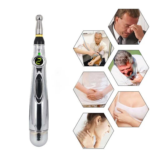 Electric Magnet Acupuncture Pain Relief  Massage Pen