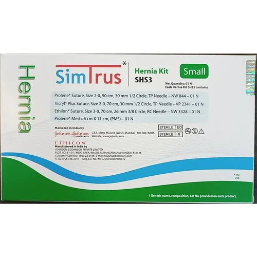 ethicon simtrus hernia kit cotton SHS3