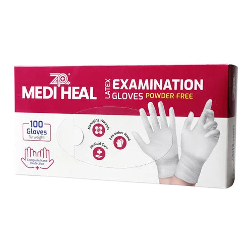 Premium Latex Examination Gloves Powder Free (Pack of 200)