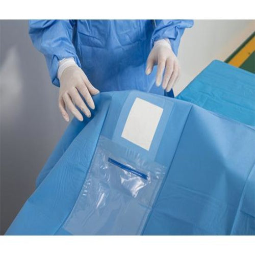 Eye Drape with Fluid Collection Pouch - 80x100 cm (Pack of 20)