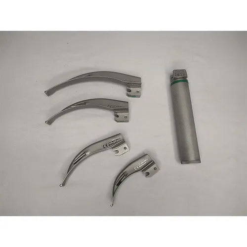 fiber optic led laryngoscope set macintosh