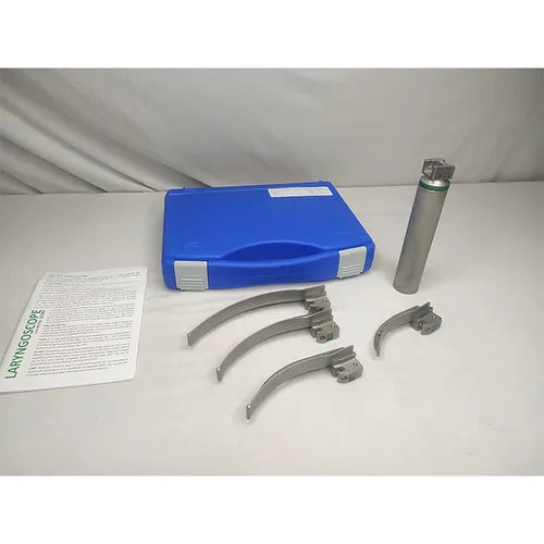 fiber optic led laryngoscope set macintosh