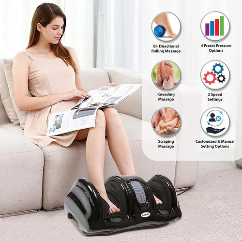 Foot Massager with Kneading Function for Pain Relief  Improving Blood Circulation
