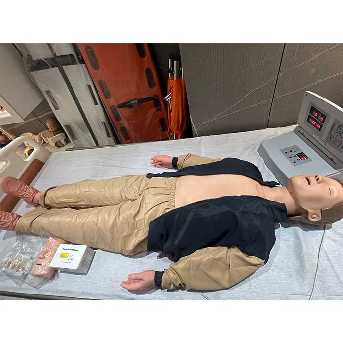 Advanced Adult CPR Training Manikin With Monitor Printer