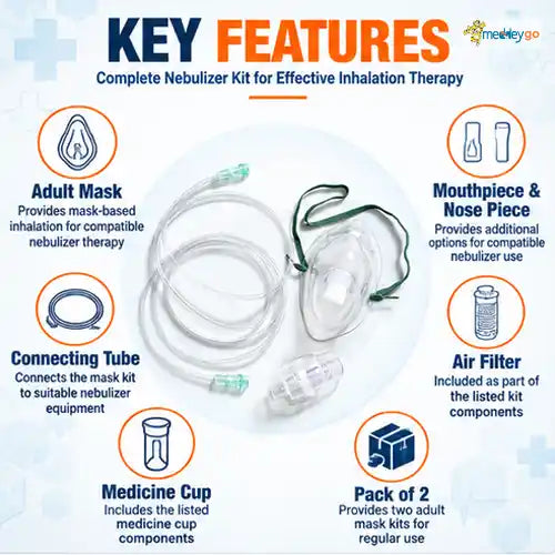 generic adult mask nebulizer kit