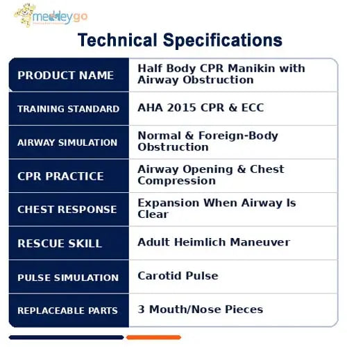 half body cpr manikin