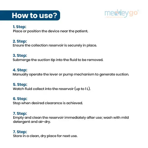 hand suction machine su 100 how to use