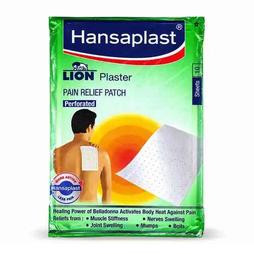 hansaplast belladon plaster pain relief