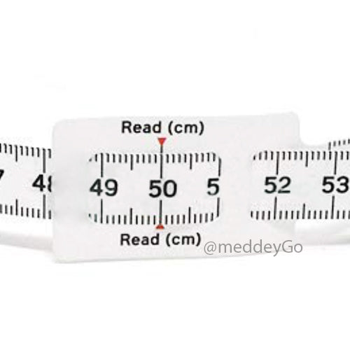 Head Circumference Measuring Tape, PVC, Reusable (Pack of 10 Pcs.)