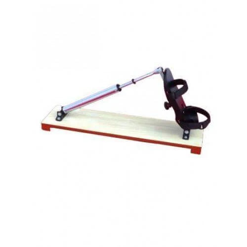 heel exerciser with wooden base