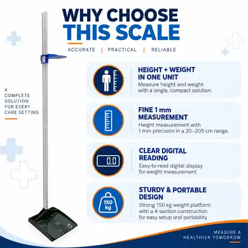 height measuring Scale with digital 