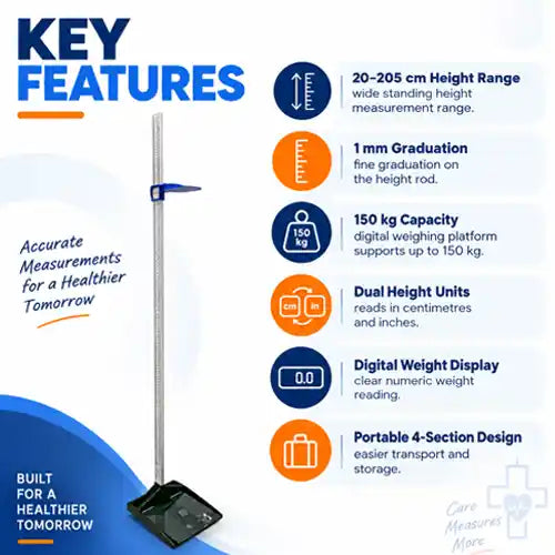 height measuring Scale with digital 