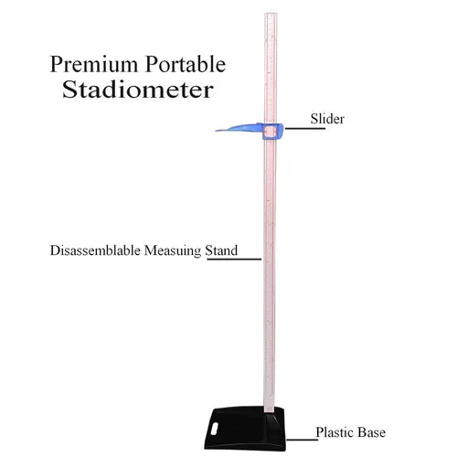 Height Measuring Scale with Mechanical Weighing Scale