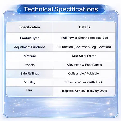 hospital bed electric 2 function