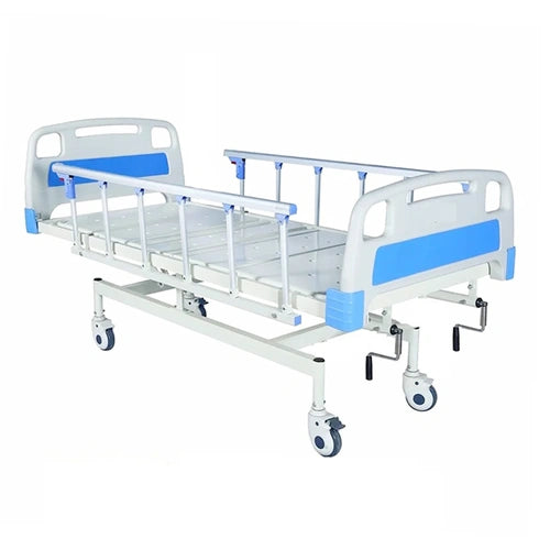 Hospital Bed Full Fowler ABS Panel and Collapsible Railing