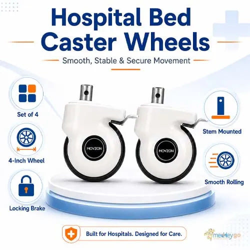 hospital bed wheel 4 Inch set 