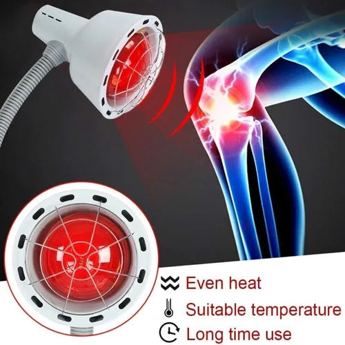 infrared lamp standing with wheels and remote
