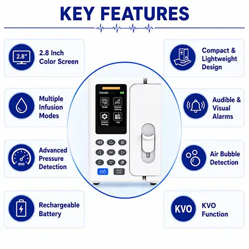 infusion pump features