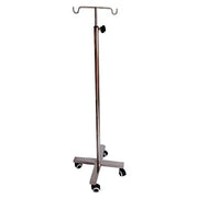 IV Stand Chrome Plated with Metal Base