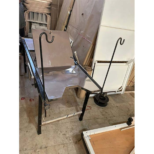 Labour Table Mechanical SS Top with Mattress