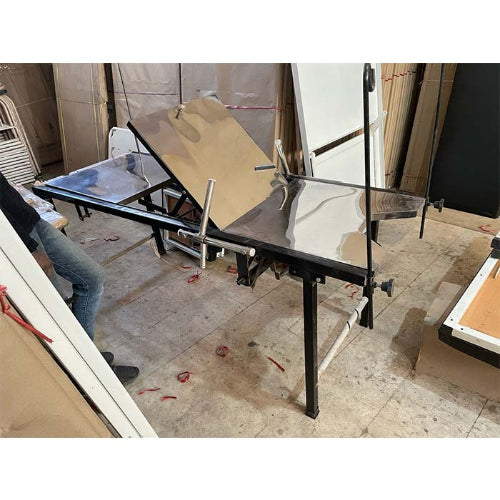 Labour Table Mechanical SS Top with Mattress